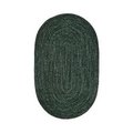 Work-Of-Art 30 x 50 in. Chenille Reversible Rug - Emerald & Diluth Tweed WO2635556